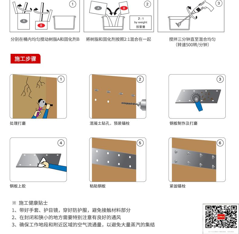 包钢马关粘钢加固施工过程